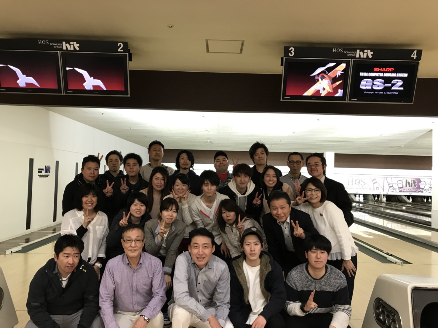 新入社員歓迎ボーリング大会