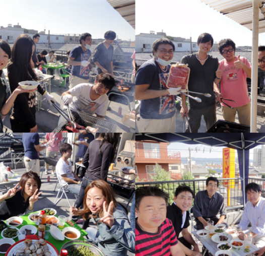 季節ごとにイベントを開催歓迎会(4月)やBBQ(10月)など